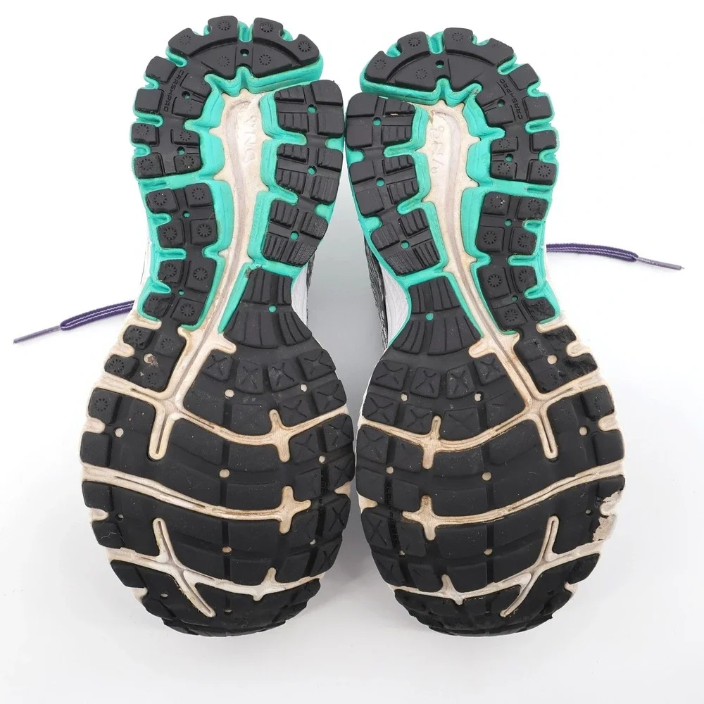 Brooks‎ Ghost 7 Mesh Running Sneakers Grey Purple Womens 8 - Flaws